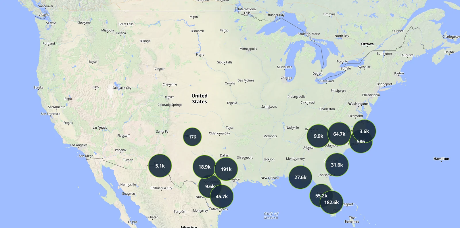 SpotCheck Discovery Map: property listings with safety, air quality and quiet scores